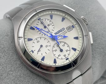 Seiko Wired Chronograph men's watch 7t92-0TB0