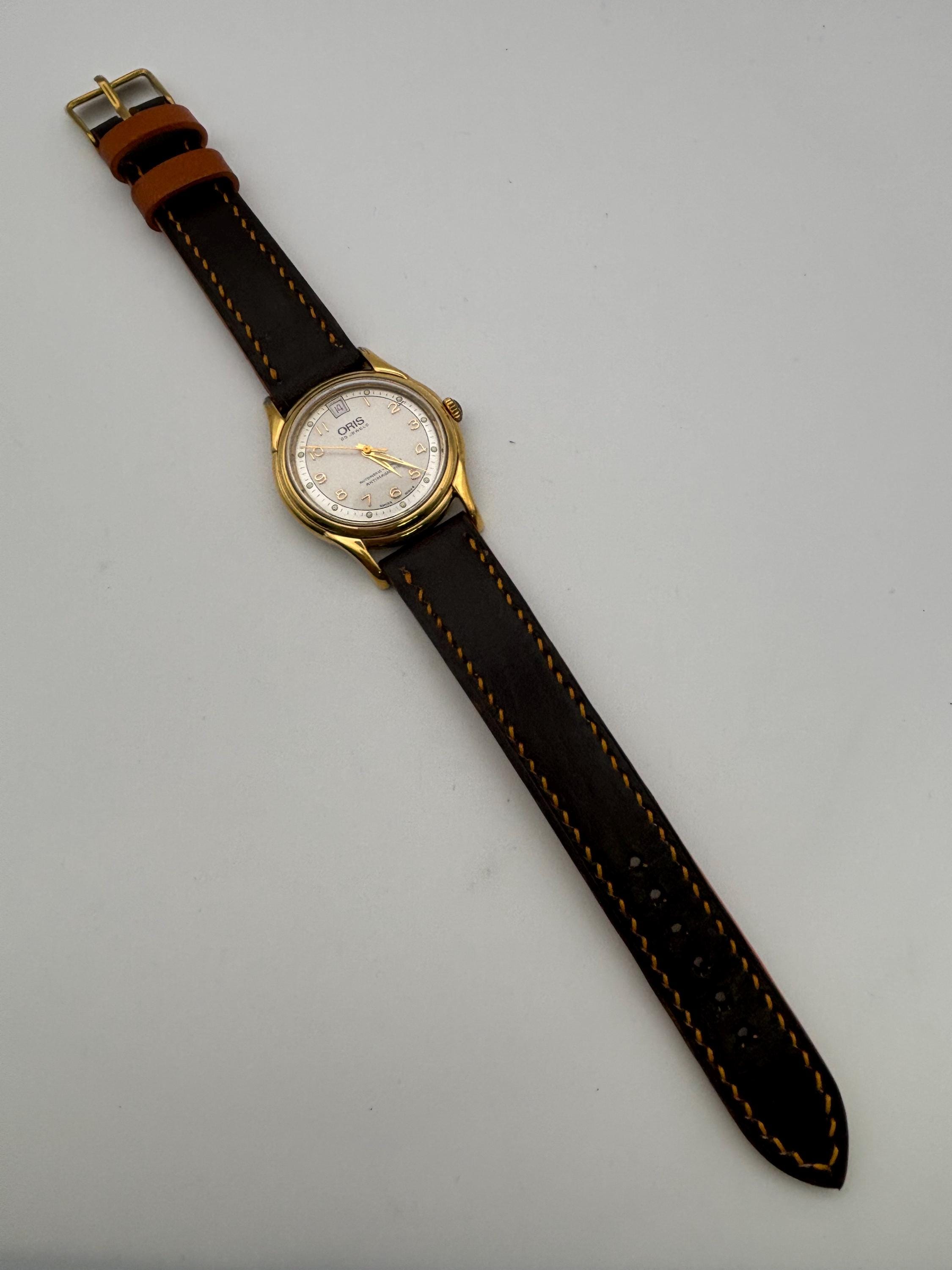 7317 Vintage Washed Cotton Gold Label Wide Deep Long Brim Adjustable Four Vintage Oris Automatic 25 Jewels Men main image 4