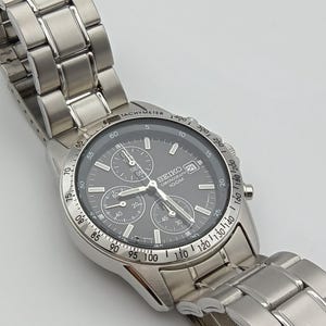 Seiko chronograph man watch