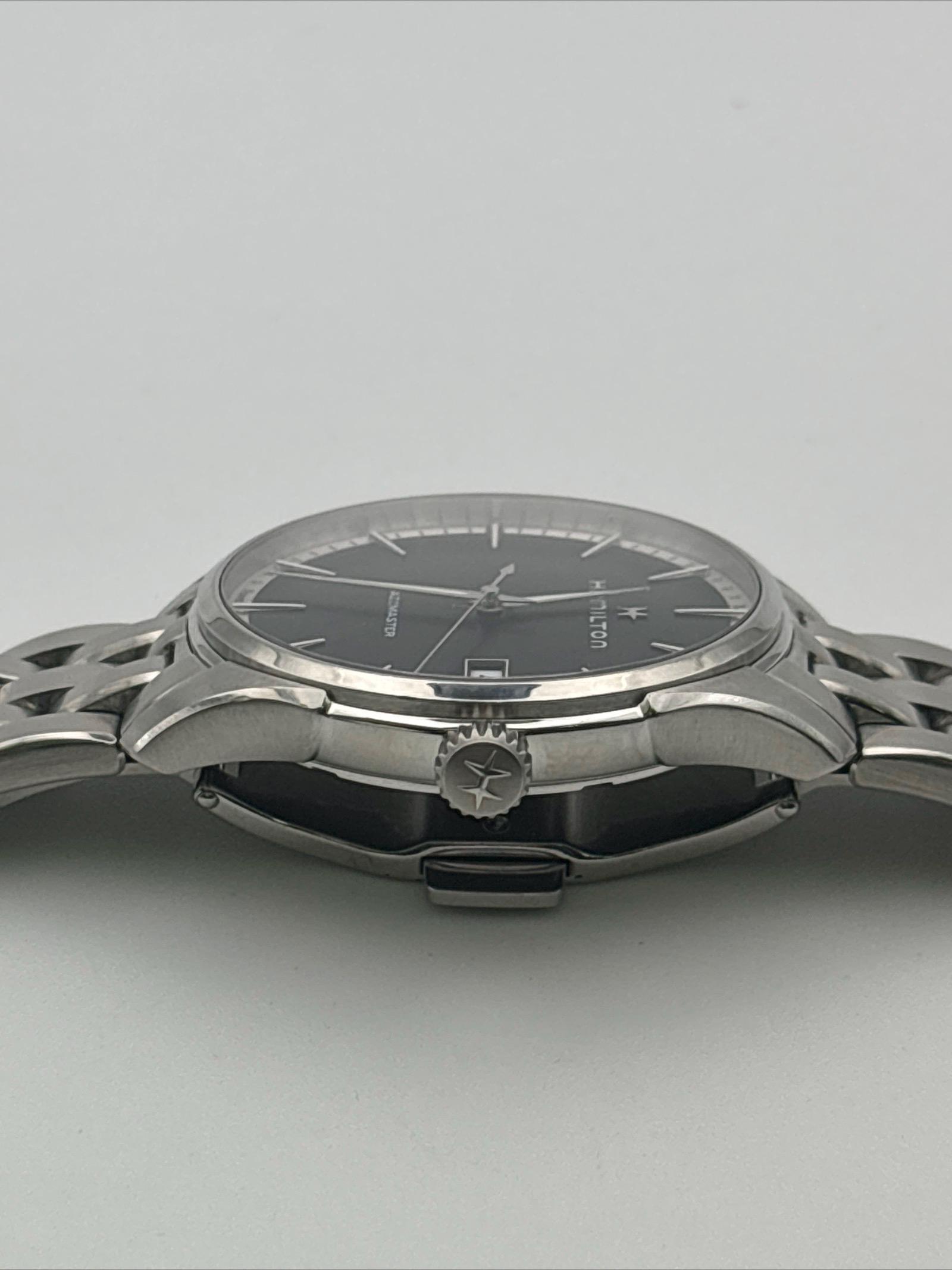 Hamilton Jazzmaster Quartz Man Watch Black Dial H324510 - Etsy