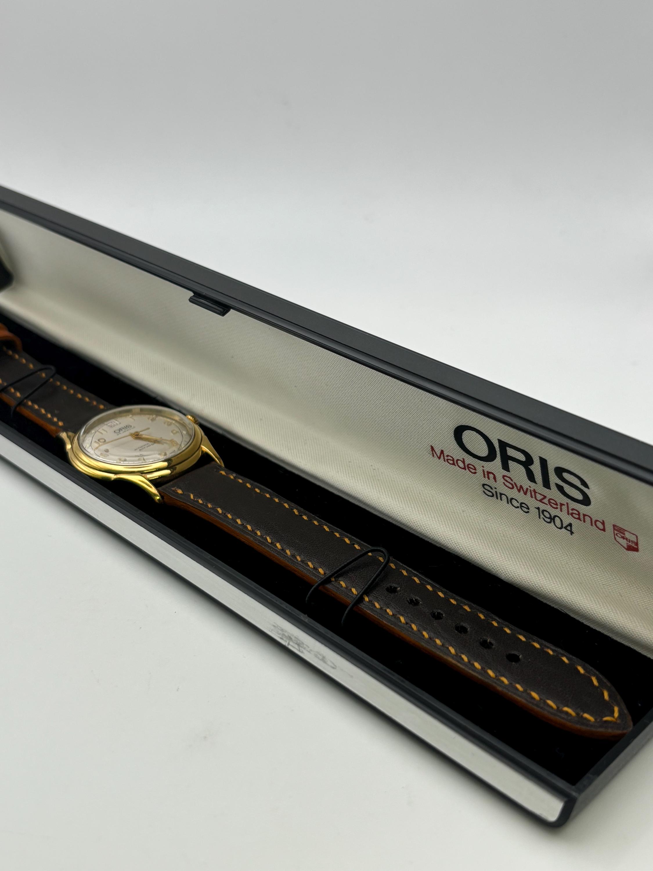 7317 Vintage Washed Cotton Gold Label Wide Deep Long Brim Adjustable Four Vintage Oris Automatic 25 Jewels Men main image 3