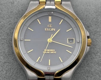 Elgin Solar Drive men's watch FK-967-C