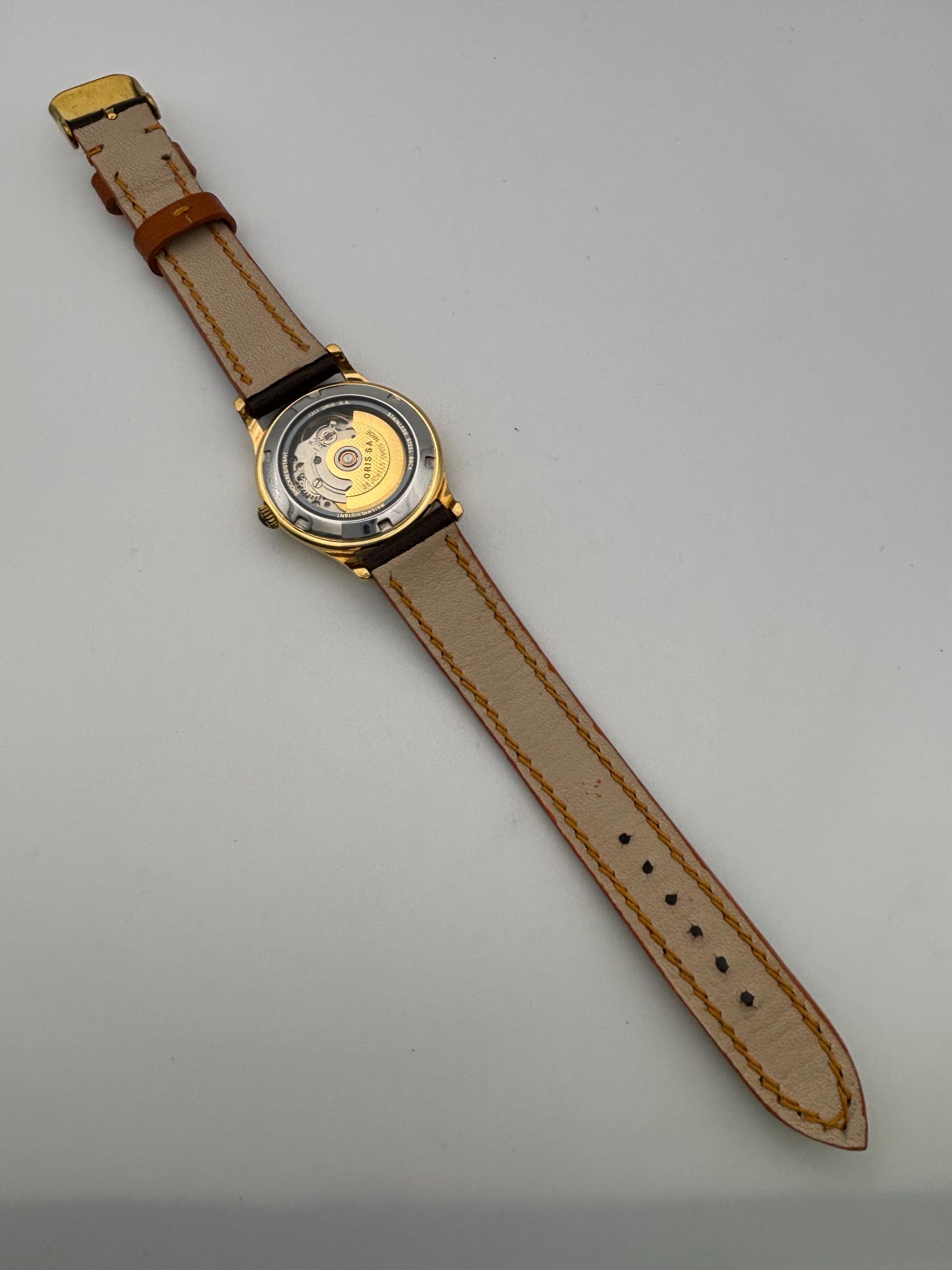7317 Vintage Washed Cotton Gold Label Wide Deep Long Brim Adjustable Four Vintage Oris Automatic 25 Jewels Men main image 2
