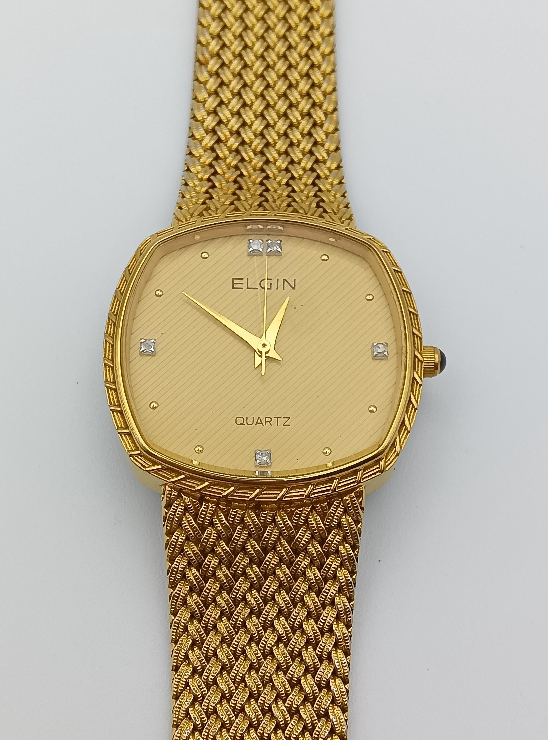 Vintage Elgin Quartz Unisex Watch - Etsy