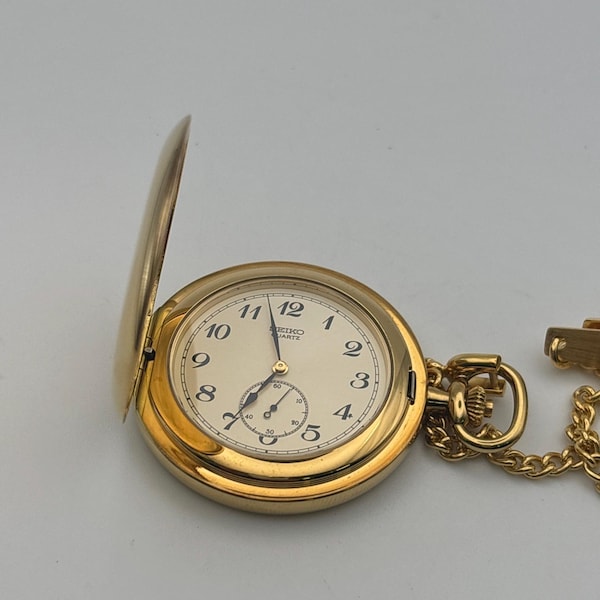 Montre de poche vintage Seiko Quartz