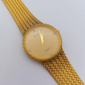 Vintage Elgin Quartz man watch