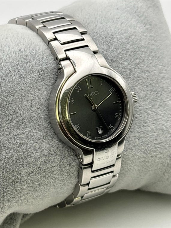 Gucci Vintage Gucci 8900L Stainless Steel Ladies Watch Dark Gray Dial Gucci 8900L Quartz Women main image 3