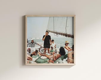 slim aarons Black Pearl Trippers Print , Vintage Photography Print