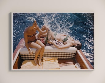 Slim Aarons La Dolce Vita Print: Vintage Capri Photography (Digital Download)