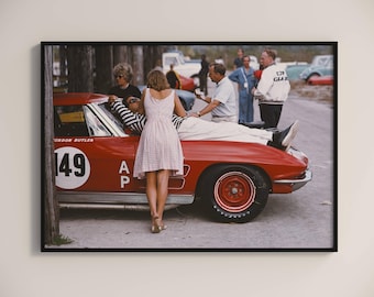 Slim Aarons Bahamas Speed Week Print Poster, Vintage Photography Print