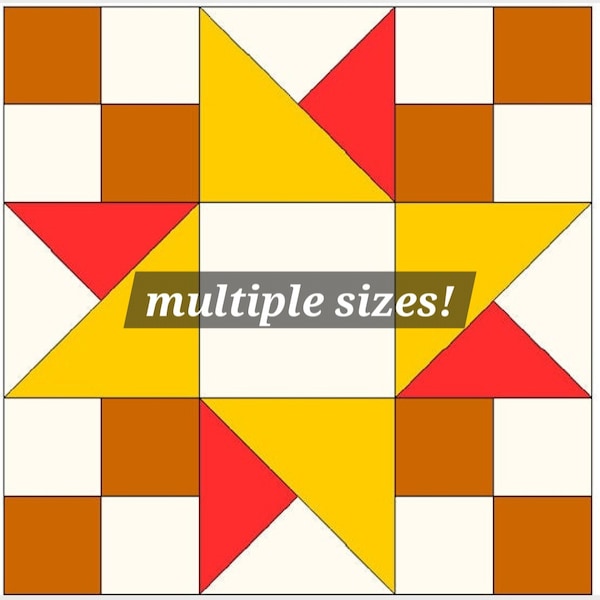 Friendship Star Quilt Pattern - Etsy