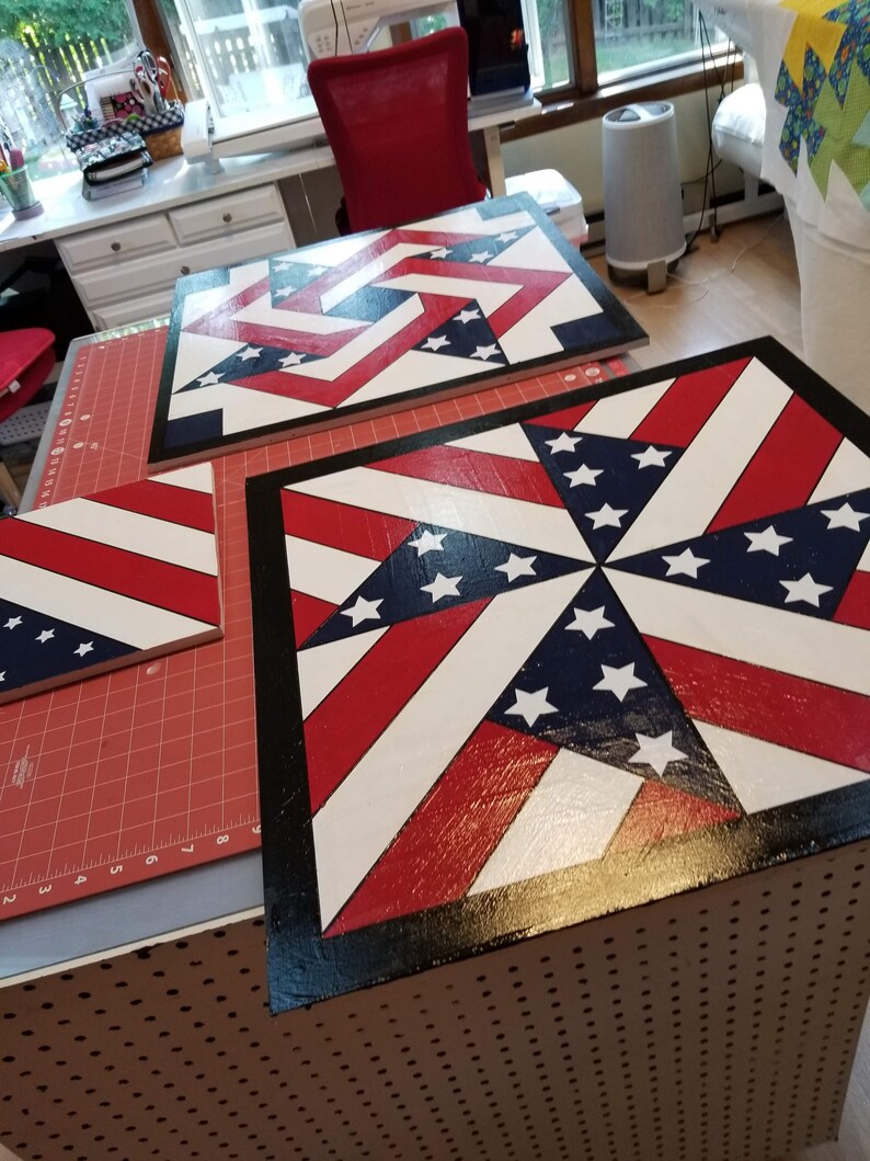 patriotic barn quilt designs etsy