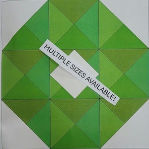 Downloadable Barn Quilt Pattern & Instructions: Christmas Wreath