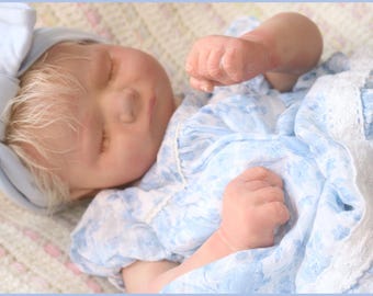 Ava Claire ~ Reborn "Ethan Sleeping" ~ 20 Inch Baby Girl Doll
