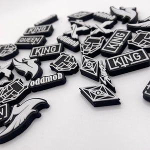 Custom EDM Kandi Charms | EDM Bracelet Beads | EDM Artist Logo Beads for Kandi Trading | High Quality | Fully customizable colors