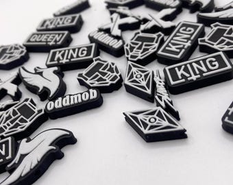 Custom EDM Kandi Charms | EDM Bracelet Beads | EDM Artist Logo Beads for Kandi Trading | High Quality | Fully customizable colors