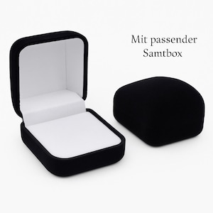 Bred ring i 925 sterlingsilver för kvinnor – Handgjord bandring med bladmönster | Massiv naturlig smyckesring – Unisex | Tillverkad i Tyskland bild 5