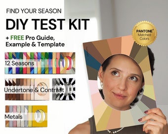 Kit de análisis de color DIY: Encuentra tu estación (formatos digitales .png y .pdf)