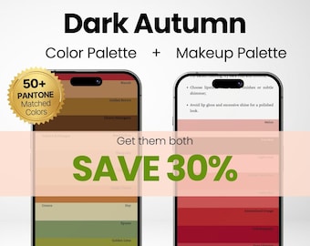 Dark Autumn Color Palette + Makeup Guide (Digital Download)