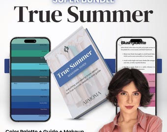 Superbundel True Summer-kleurenpalet: seizoensgids + make-up