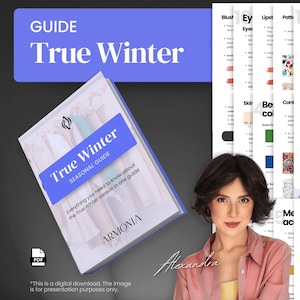 Guía completa del invierno auténtico / Todo lo que vale la pena saber sobre la paleta de colores del invierno auténtico / Análisis de color en PDF / Paleta de colores