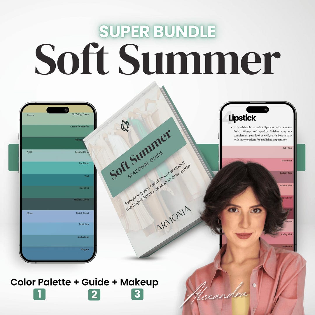 Soft Summer Color Palette Super Bundle: Seasonal Style Guide - Etsy
