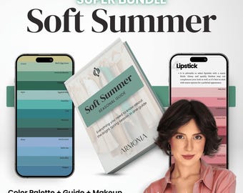 Soft Summer Color Palette Super Bundle: Seasonal Style Guide
