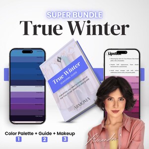 True Winter Color Palette Super Bundle: Seasonal Guide + Makeup