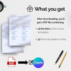37 frame templates in total for Canva
