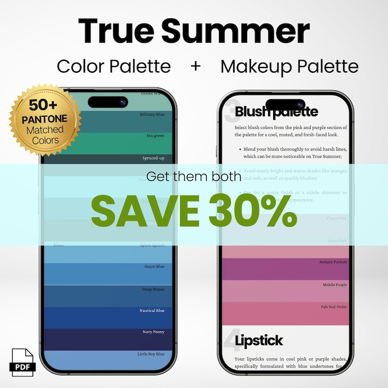 True Summer Color Palette + Makeup Palette and Tips Color Analysis