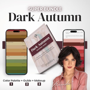 Superpacote de paleta de cores escuras de outono: guia de estilo sazonal + maquiagem