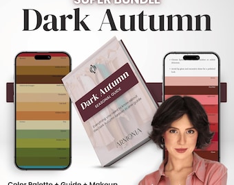 Dark Autumn Color Palette Super Bundle: Seasonal Style Guide + Makeup