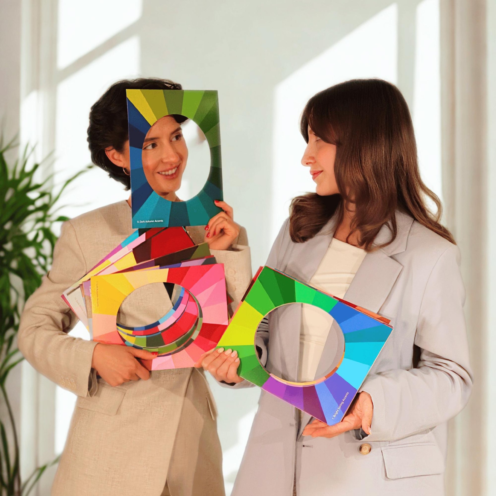 Color Analysis Kit DIY – Seasonal Color Discovery With 36 Face Frames ...