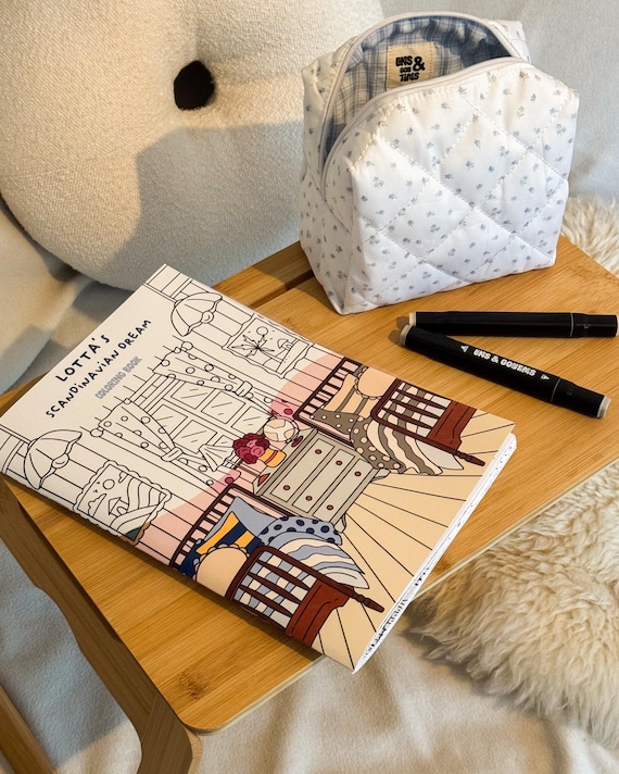 Coloring Book, Malbuch zum Entspannen, Malbuch für Erwachsene, Ausmalbuch für Erwachsene - Lotta's Scandinavian Dream