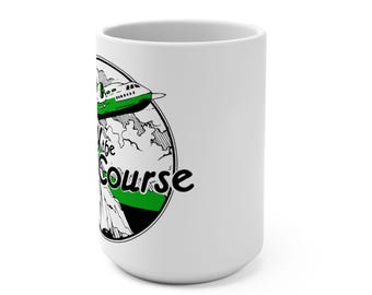 Taza Plane Arcade Verde 15oz