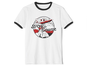 Avión Blanco T - Rojo