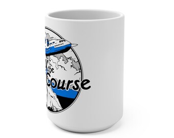 Taza Avión Arcade Azul 15oz
