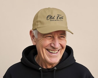 Gorra de papá de Old Fart Brewing Co. / Gorra divertida para papá / Regalo para abuelo / Gorra clásica de béisbol de perfil bajo / Regalo de broma para él / Día del Padre