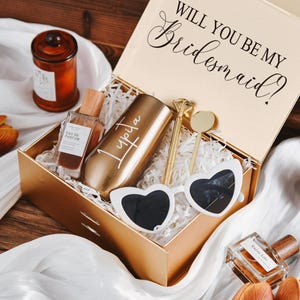 Personalisierte Brautjungfer Vorschlag Box, personalisierte Erinnerungsbox, Brautjungfer leere Box, Brautjungfer Geschenkbox, Vorschlag Brautparty Box