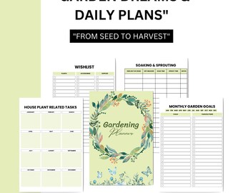 Garden Planner & Journal: Companion Planting Guide (PLR Digital Download)