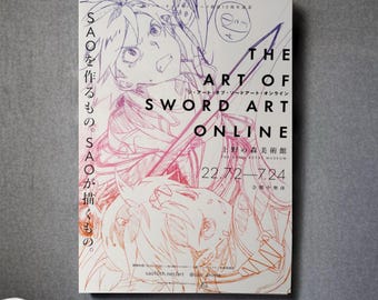 Sword Art Online minimalist Poster, Reki Kawahara Adventure Flyer Tokyo A4 Manga Gaming Anime Movie Print Austellungsposter Japan