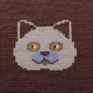 British Shorthair Cat - Easy Knitting Chart – PDF Pattern for Intarsia, Duplicate Stitch, Fair Isle, Machine Knitting, needlepoint