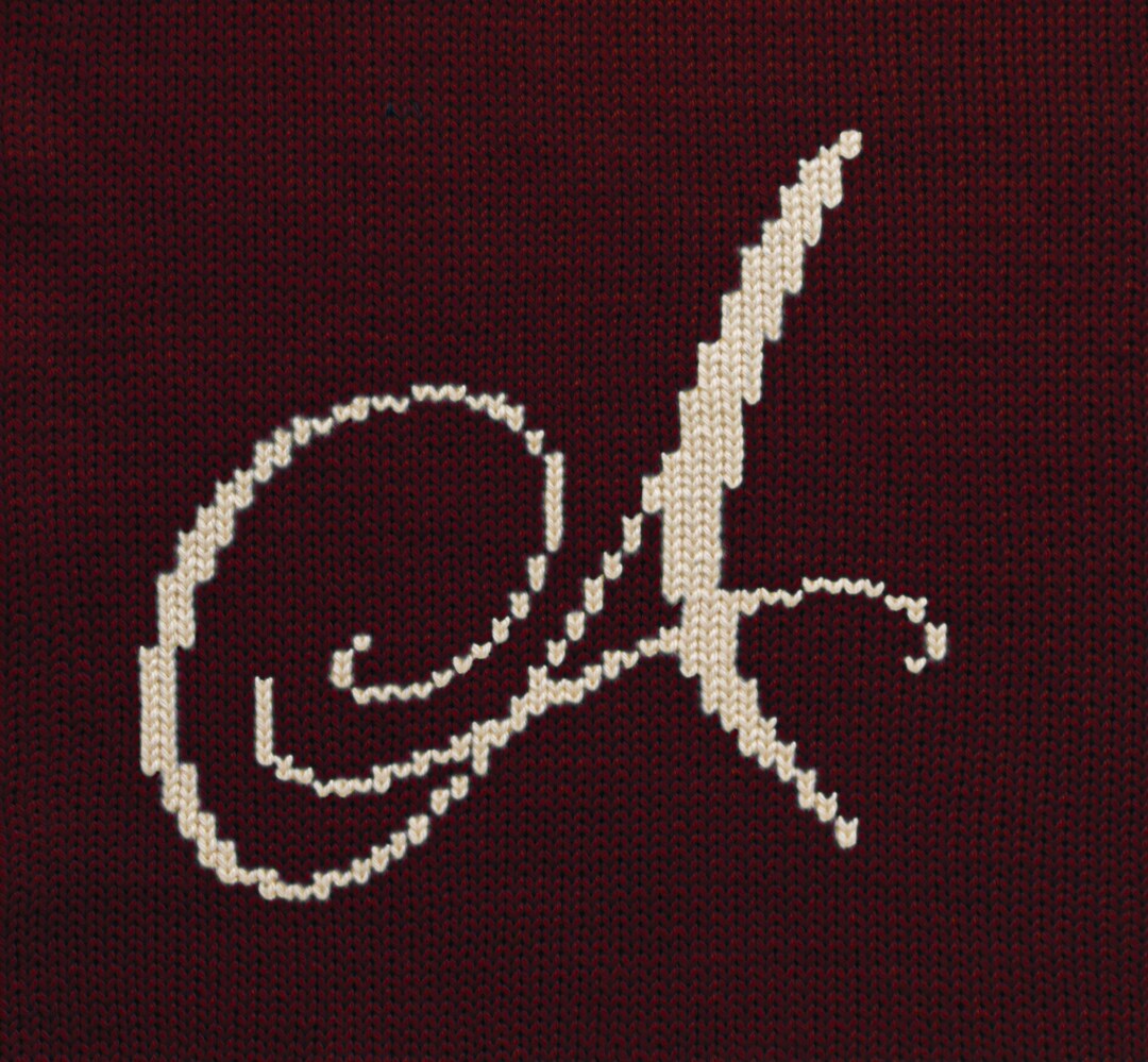A Monogram Chart for Hand and Machine Knitting Letter Colorwork, Fair ...