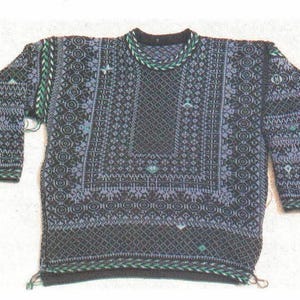 Masterclass - Jacquardpatroon voor Fair Isle-trui uit Vintage 90s Magazine voor elektronisch machinaal breien - FairIsle-patronen maken