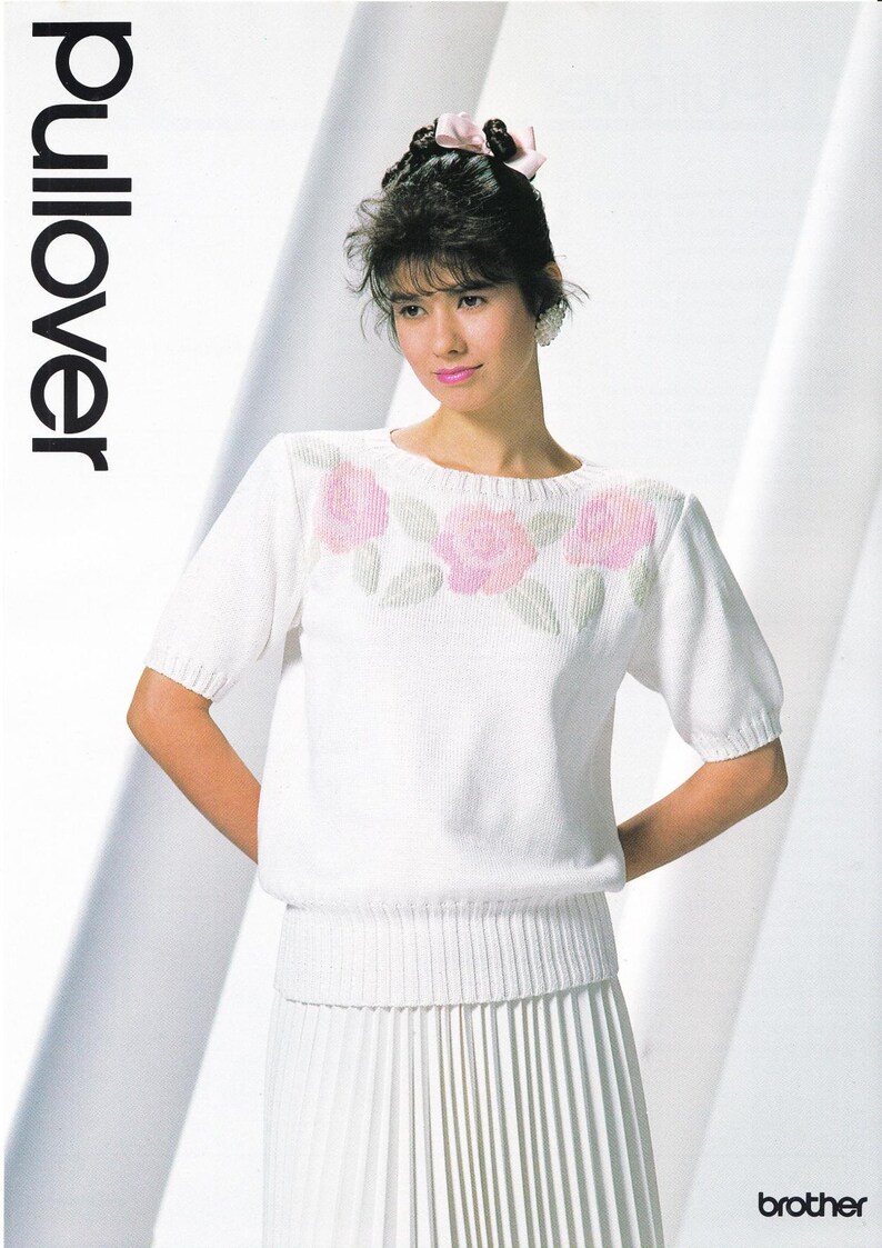 PDF Machine Knitting Pattern Book for 7 Mm Gauge – Brother KX-350 ...