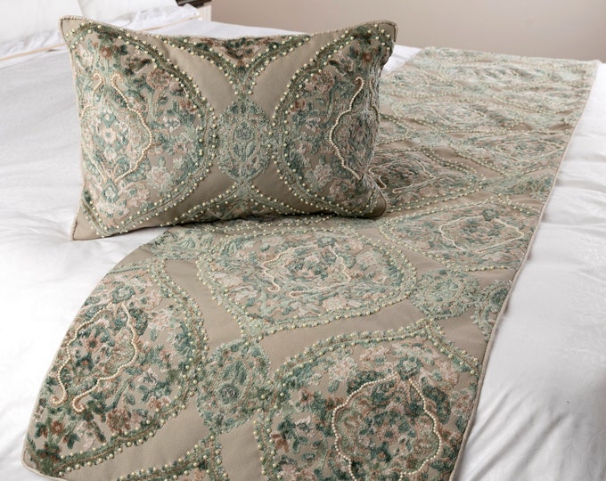 Handmade Decorative Pillow Covers Bed Runners by TheHomeCentric