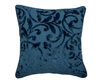 Decorative Throw Pillow Cover Natural PILLOW COVER 60X60 DAMASK STRIPES BLUE