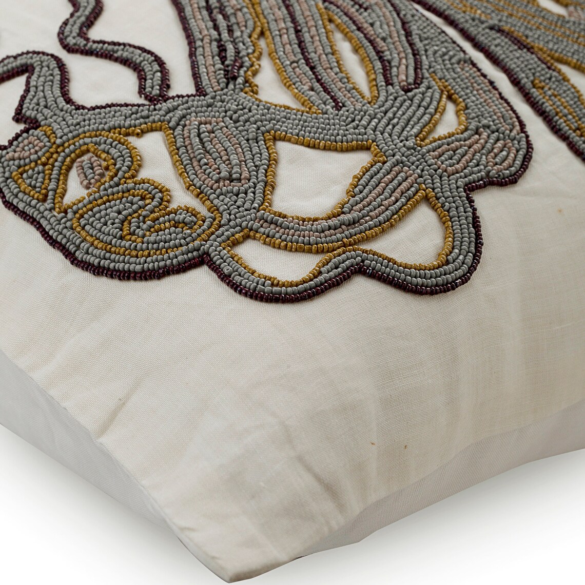 Ivory Decorative Pillow Cover Accent Pillowcase Etsy