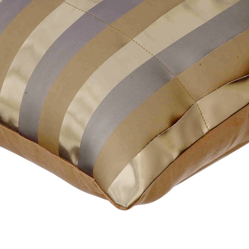 Designer Metallic Matte Gold Euro Sham Cover Etsy UK