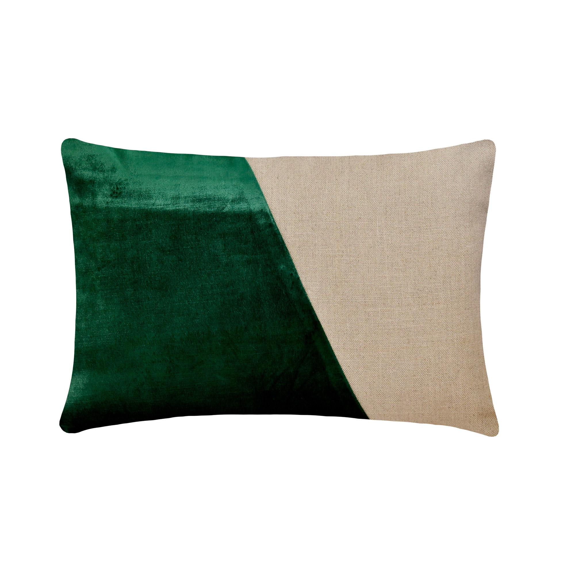 Decorative Oblong / Lumbar Throw Pillow Cover Emerald Green Etsy